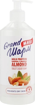 Мило рідке "Молочний протеїн і мигдаль" - Grand Шарм Maxi Milk Protein & Almond Toilet Liquid Soap 500ml (694755-53735)