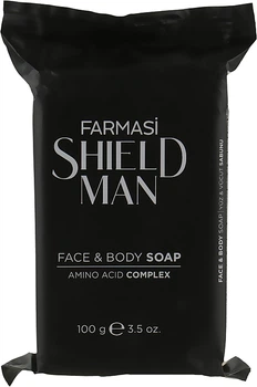 Натуральное мыло - Farmasi Shield Man Face & Body Soap 100g (855413-38740)