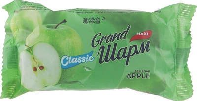 Мило тверде "Яблуко" - Миловарні традиції Grand Шарм Maxi 125g (1014973-42026)