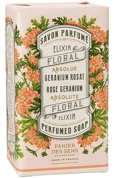 Экстра-нежное растительное мыло "Герань" - Panier Des Sens Rose Geranium Extra-gentle Vegetable Soap 150g (879587-32937)