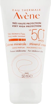 Солнцезащитный крем с минеральным экраном - Avene Solaires Mineral Cream SPF 50+ 50ml (53495-31019928)