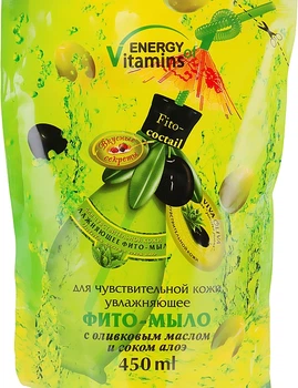 Фіто-мило зволожуюче для чутливої ​​шкіри - Viva Oliva (дой-пак) 450ml (131719-22825)
