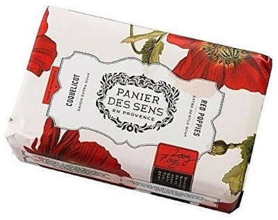 Экстра-нежное мыло масло ши "Красный Мак" - Panier Des Sens Natural Soap Red Poppies 200g (790558-51800)