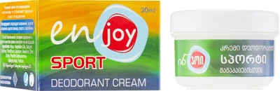Эко-крем-дезодорант - Enjoy & Joy Sport Deodorant Cream 30ml (508047-32291292)