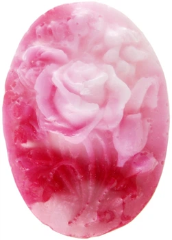 Глицериновое мыло ручной работы "Rose Bouquet", бело-розовое - BioFresh Rose Blossom Glycerin Soap 50g (407147-31103961)