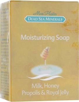 Зволожуюче мило з молоком, медом, прополісом та маточним молочком - Mon Platin DSM Moisturizing Soap 120g (485335-40259)