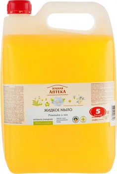 Рідке мило для рук "Ромашка" - Зелена аптека (каністра) 5000ml (60597-19649)