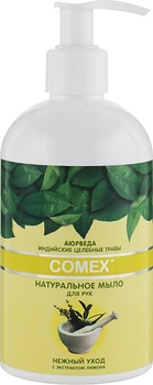 Натуральное жидкое мыло для рук "Нежный уход", с экстрактом лимона - Comex 350ml (907019-21022)