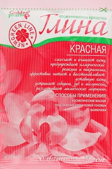 Глина косметична червона - Голден-Фарм 60g (110495-12136)
