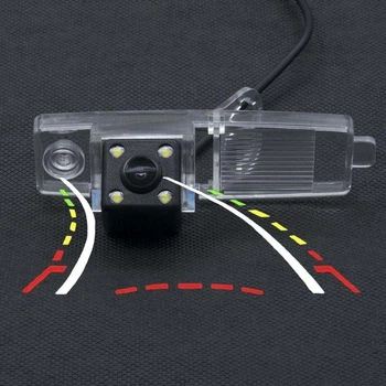 Штатная камера заднего вида Toyota Highlander 2001-2012 (КЗШ-0505-1) CVBS turning lines