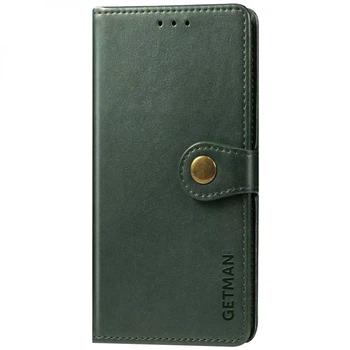 Чехол-книжка GETMAN Gallant (PU) кожаный для Xiaomi Redmi 9A Зеленый
