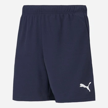 Дитячі шорти Puma teamRISE Short Jr 70494306 152 см Peacoat-White (4063699208429)
