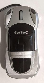 Мышка для ПК "Sertec" SM-2168 Silver (Машинка)