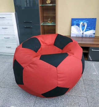 Кресло мешок мяч Gudz Оксфорд XXL красный 110 х 110 см