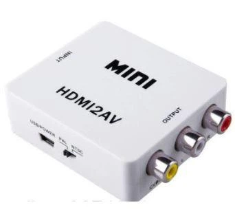 Конвертер адаптер аудио видео RCA HDMI на тюльпан AV преобразователь в аналоговой AV сигнал