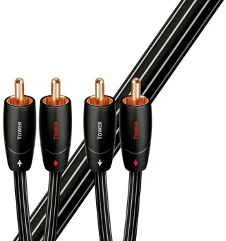 Кабель акустический с коннекторами AudioQuest Tower RCA - RCA 1.5 м (TOWER01.5R)