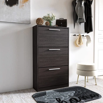 Тумба для взуття Moreli S-21 Ш590/В1200/Г280 Венге темний