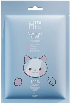 Маска для обличчя "Йогурт" - MiniMi Kids Beauty Face Mask Sheet 25ml.