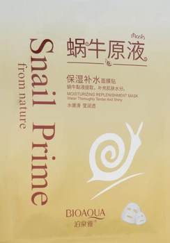Восстанавливающая маска с муцином улитки - Bioaqua Snail Prime Face Mask 120g (504627-140262)