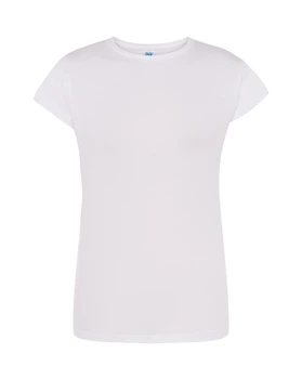 Женская футболка JHK LADY REGULAR COMFORT, размер S, Белая (TSRLCMF-Wh)