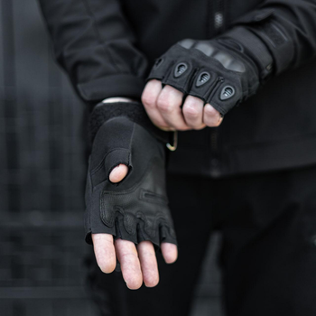 Тактические перчатки Черные M