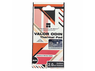 Термопрокладка Valor Odin 50x95x2.0 mm 15W/mk розовая