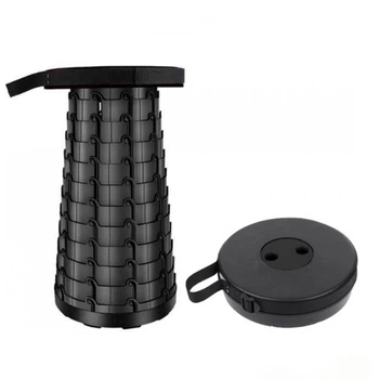 Стілець складний туристичний Telescopic Stool Чорний