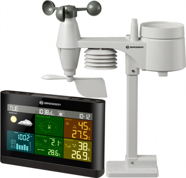 Метеостанция Bresser Weather Center 5-in-1 Comfort Colour Black