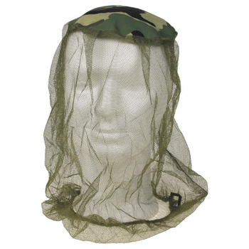 Сітка від комарів на голову MFH Mosquito Head Net камуфляж