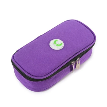 Чехол для хранения инсулина с термометром +4 до +24°C фиолетовый