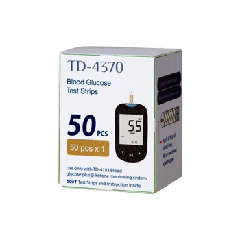 Тест-смужки Tai Doc 50 шт. (Тай Док) для вимірювання глюкози в крові