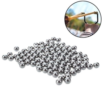 Кульки сталеві 7.3 мм для рогатки арбалета 100шт