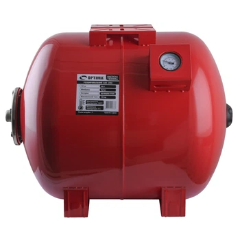 Бак Optima cal-pro для систем отопления 80л 10bar (с манометром), Бак для систем отопления