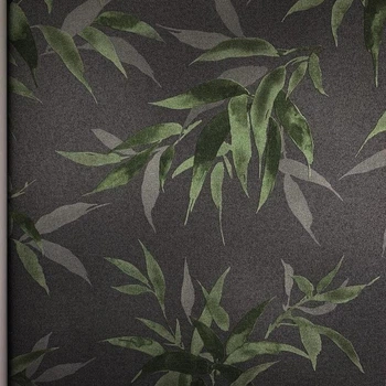 Обои виниловые на флизелиновой основе Rasch Kimono 0,53х10,05м черный (409772)