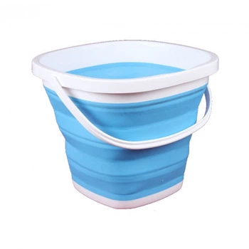 Ведро туристическое складное Collapsible Bucket квадратное 10 литров (11574VDR10L02675)