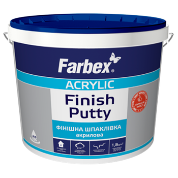 Шпаклевка финишная акриловая Farbex 1,5кг (526984)