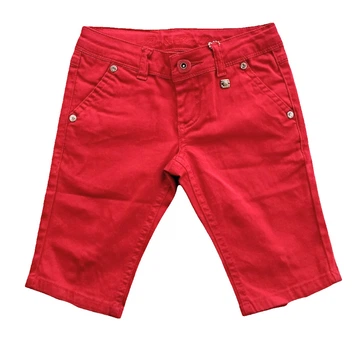 Шорти бавовняні з кишенями для дівчинки Fun&Fun FUNBPT0033 098 см (2-3 years) червоний