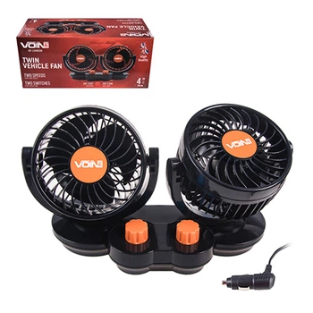 Вентилятор автомобильный двойной VOin HX-T308 24V 10,2 см