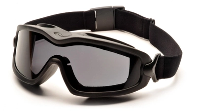 Тактичні окуляри-маска з діоптрійною вставкою в комплекті Pyramex V2G-XP (gray) (insert) сірі