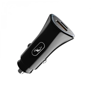 Автомобильное зарядное устройство SkyDolphin SZ16 PD+QC3.0 (2USB, 3.1A) Black (AZP-000090)