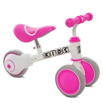 Беговел детский PROFI KIDS М 5461-5, бело-розовый