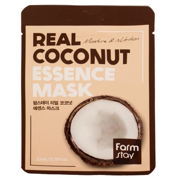 Тканевая маска для лица с экстрактом кокоса FarmStay Real Coconut Essence Mask 23 ml