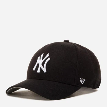 Кепка 47Brand Yankees B-CLZOE17WBP-BK One Size Чорний/Сірий (192915076390)