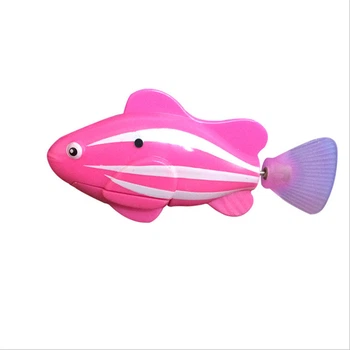 Интерактивная игрушка рыбка робот (робо рыбка) Nano Robo Fish Розовая (134456)