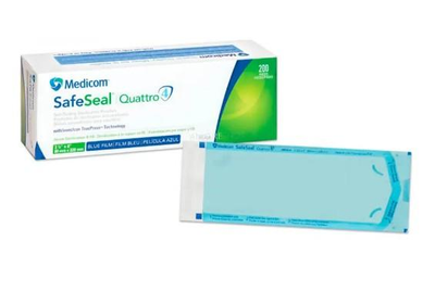 Пакет для автоклава Medicom Safe Seal Quattro 89мм*229мм 200 шт