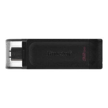 Накопитель Kingston DataTraveler 70 Type-C 32GB USB 3.2 Black (DT70/32GB)