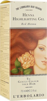 Фарбуючий гель з хною "Рудий" - L'Erbolario Gel All'Henne 70ml (49461-100422)