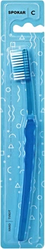 Зубна щітка Spokar C жорстка Синя (8593534340626-blue)