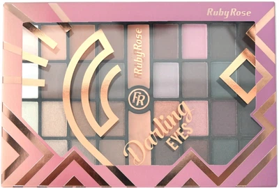 Палетка теней для век, 32 оттенка - Ruby Rose Eyeshadow Palette Darling Eyes 20.8g (20.8g) (725944-10477)