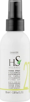Крем-спрей для разглаживания волос - HS Milano Anti-Frizz Straightening Cream Spray 100ml (1003743-75039)